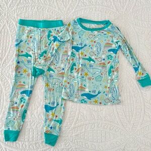 Little Sleepies Ocean Pals Long Sleeve 2 Piece Pajamas